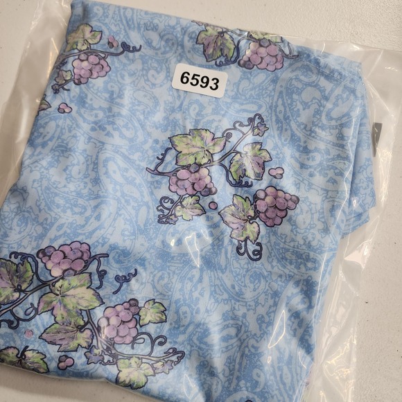 Lords of Harlech Scott Paisley Vines Blue Shirt Button Up Size Small NWT - Picture 7 of 7